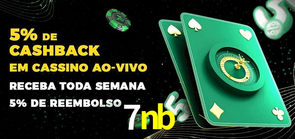 Promoções do cassino ao Vivo 7nb